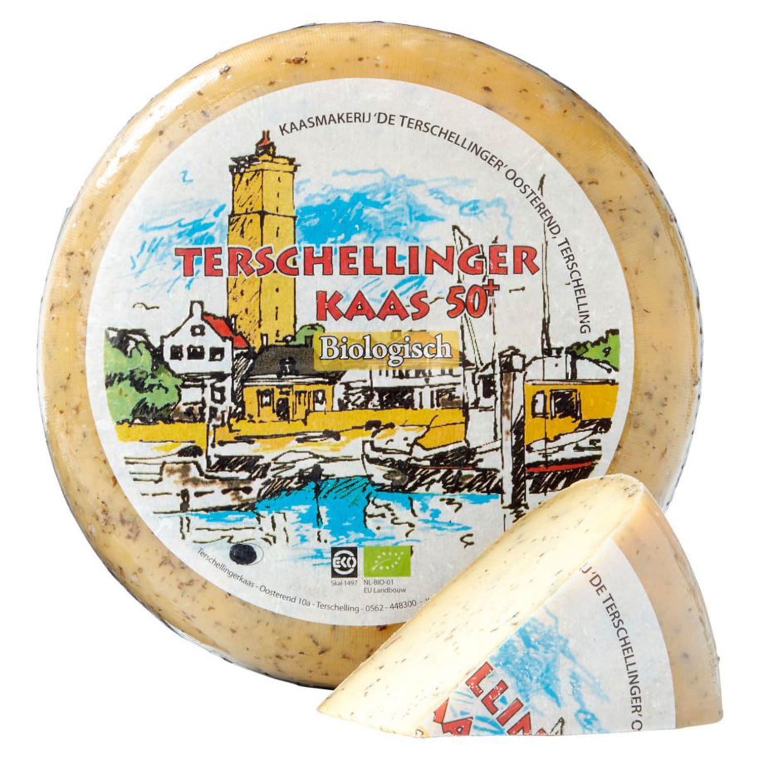 Terschellinger kaas basilicum knoflook bio