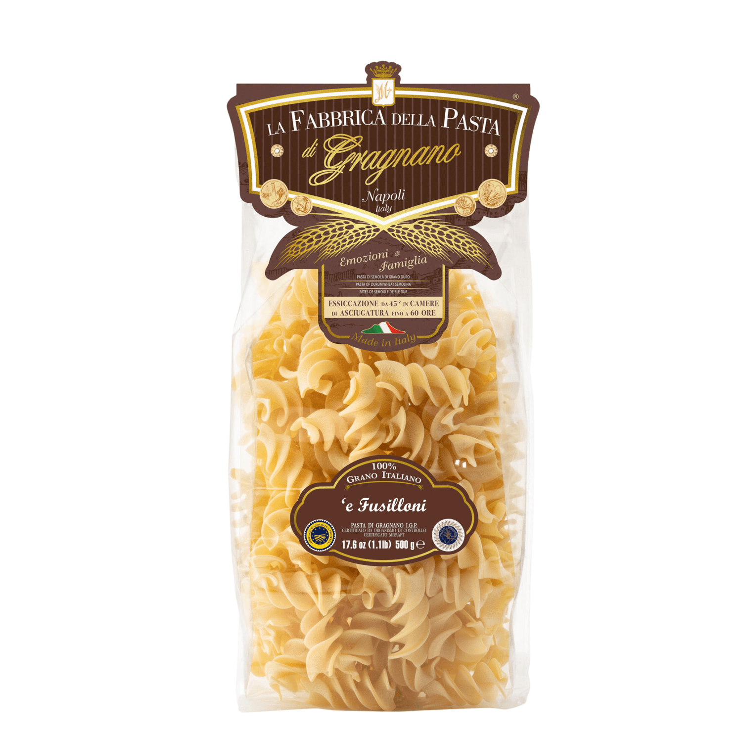 Fusilloni di Gragnano Italiaanse pasta