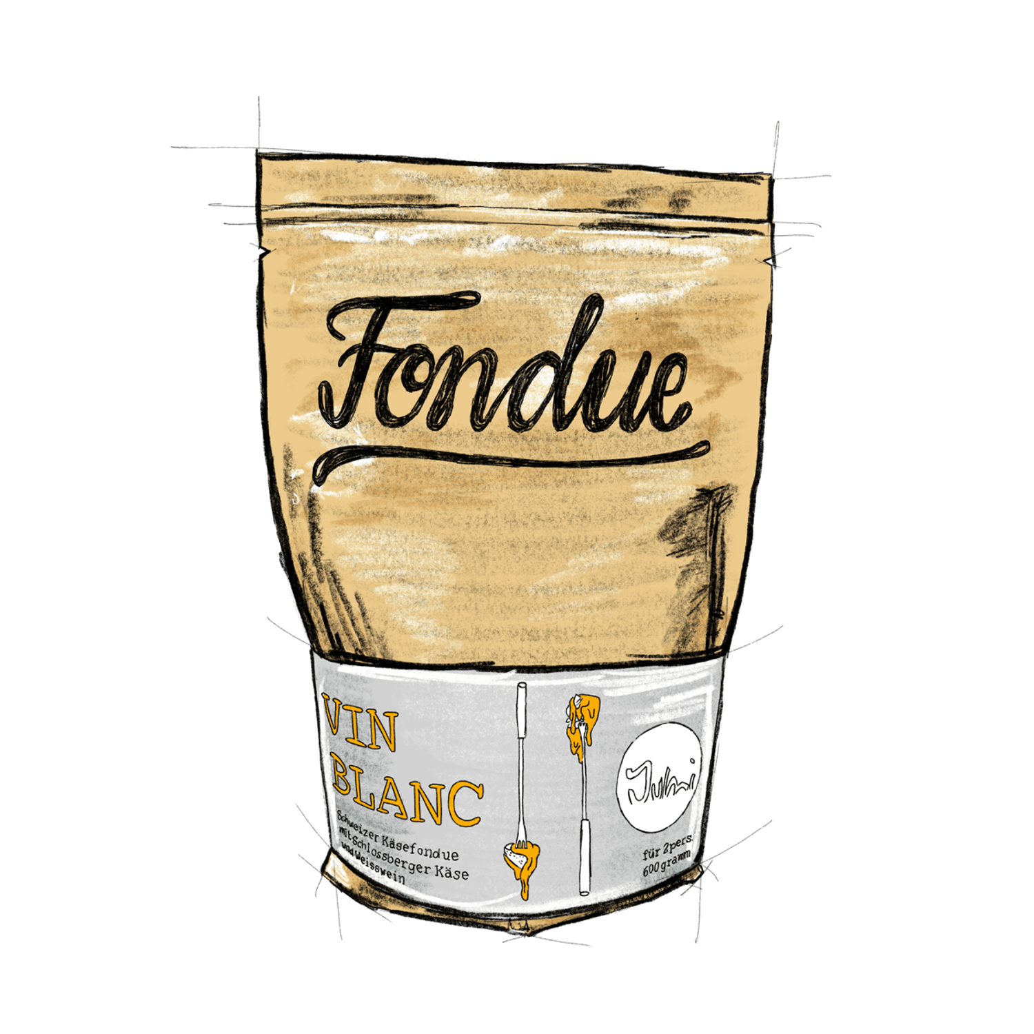 Jumi Fondue Vin Blanc 600g