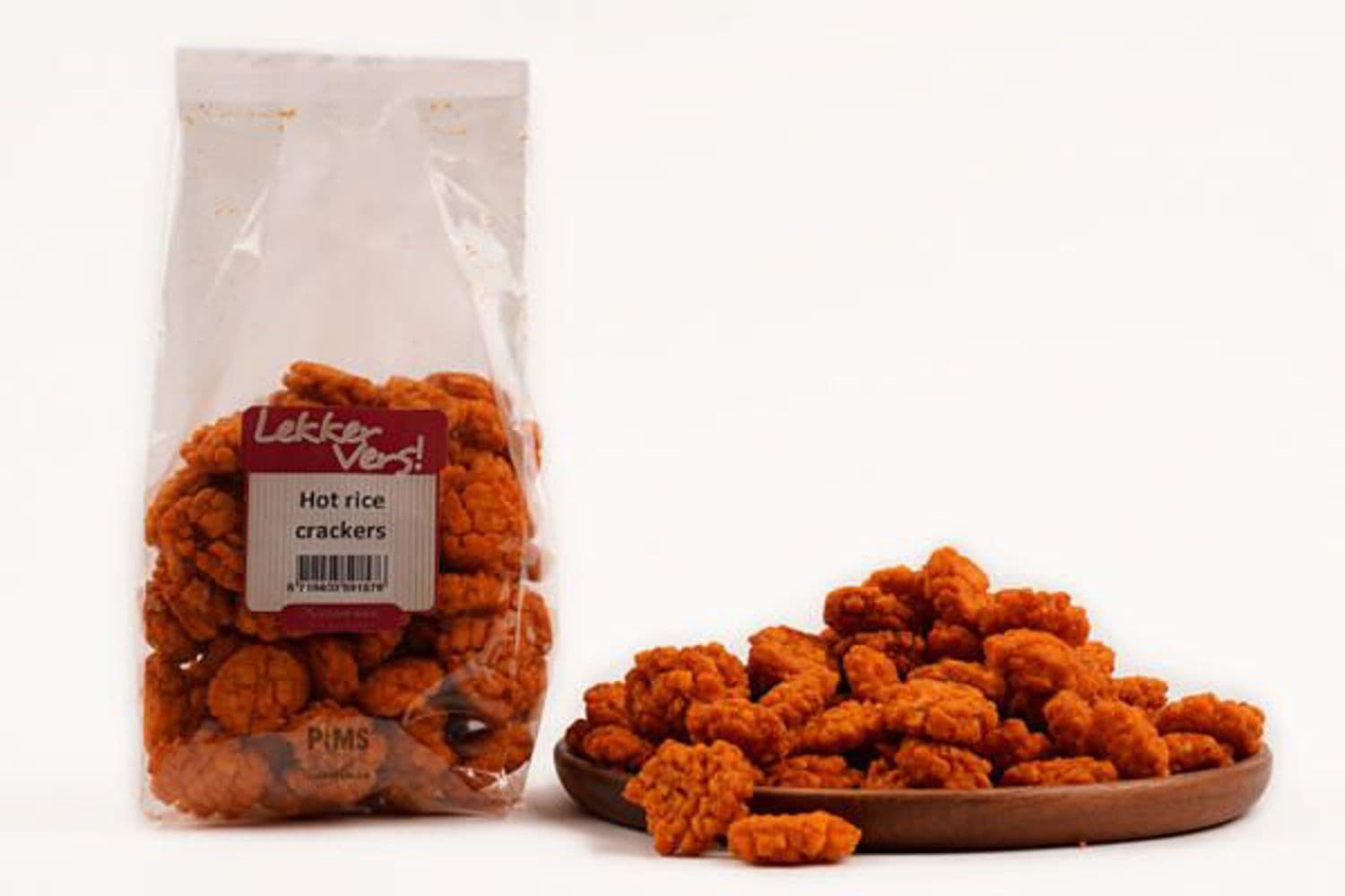 Hot rice crackers