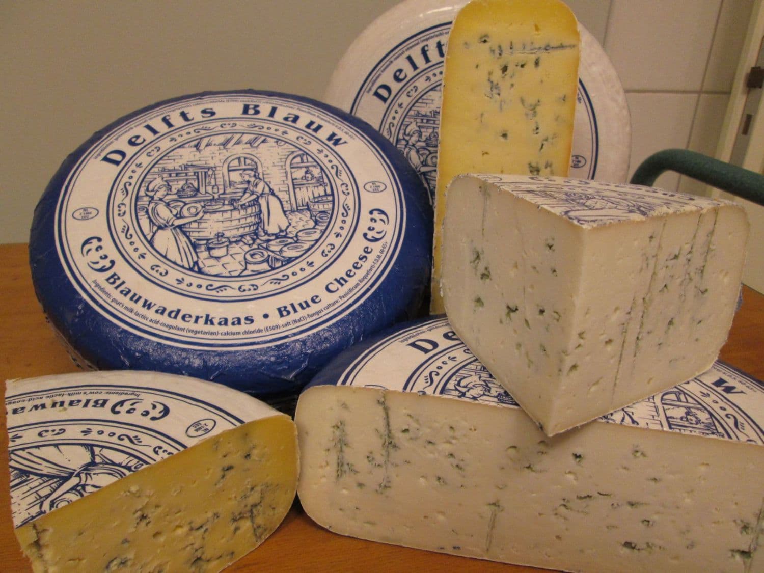 Delfts blauw kaas blauwe kaas