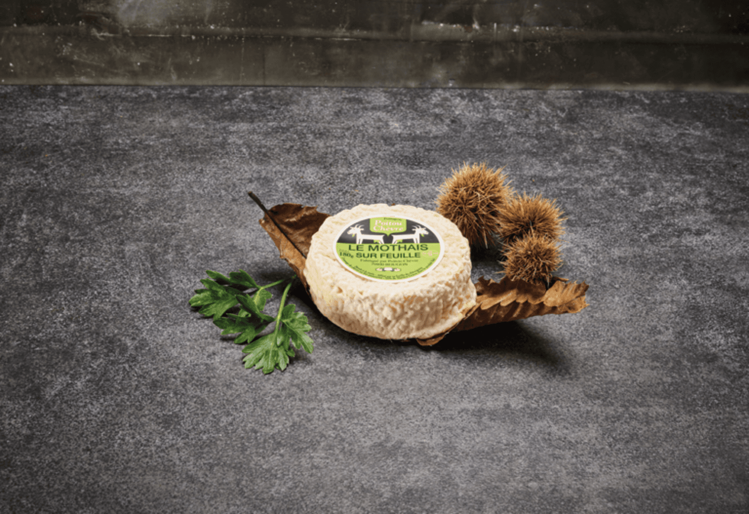 Mothais sur Feuille zachte geitenkaas