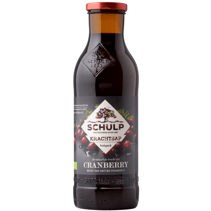Schulp Cranberrysap Puur Biologisch 750 ml